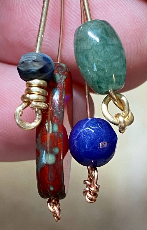 Susan LeGuyader's A New Headpin - , Findings & Components, Toggles & Clasps, Earwire & Headpin, Coiling, Coiling Wire, Wire Coiling, Findings, Clasps, Components, Loops, Wire Loop, Wrapped Wire Loop, You can have a lot of fun